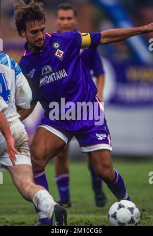 Omar Gabriel Batistuta ( Fiorentina ) ; ; 1996 1997 - Calcio : Campionato italiano 1996 1997 ; ; ; Italia. ;;( foto di aicfoto)(ITALIA) [0855] Foto Stock