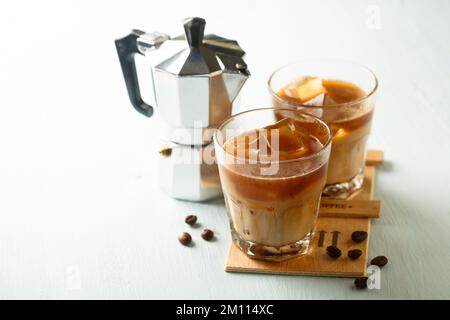 Caffè fresco fatto in casa Foto Stock