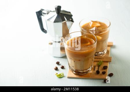 Caffè fresco fatto in casa Foto Stock