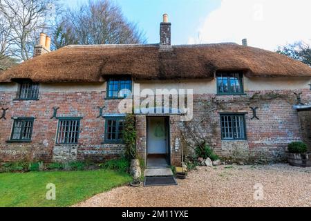 Inghilterra, Dorset, Dorchester, Hardy's Cottage, Higher Bockhampton Village, Luogo di nascita dell'autore inglese Thomas Hardy Foto Stock