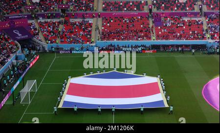 Costa Rica vs Giappone nella Coppa del mondo Qatar 2022 Foto Stock
