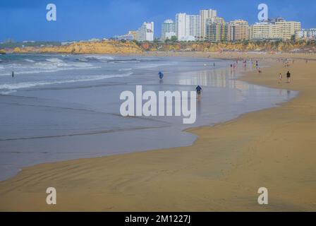 Praia da Rocha Beach, Portimao, Algarve, Portogallo, Europa Foto Stock