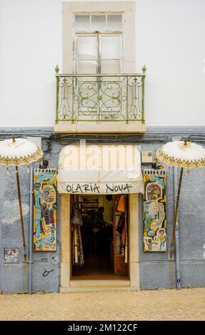 Portogallo, Algarve, Lagos, centro storico Foto Stock