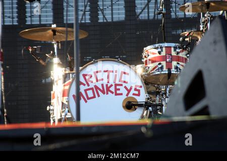 Coachella - scimmie artiche in concerto Foto Stock