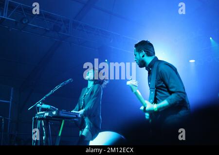 Il Bonnaroo Music and Arts Festival - Phantogram in concerto Foto Stock