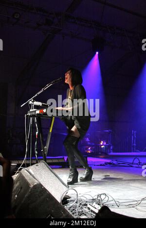 Il Bonnaroo Music and Arts Festival - Phantogram in concerto Foto Stock