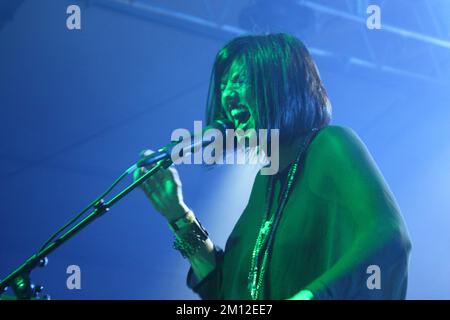 Il Bonnaroo Music and Arts Festival - Phantogram in concerto Foto Stock