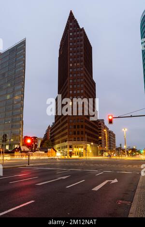Grattacieli in Potsdamer Platz di Berlino, Germania Foto Stock