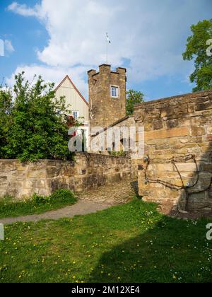 Castello di Königsberg, Contea di Haßfurt, bassa Franconia, Baviera, Germania Foto Stock