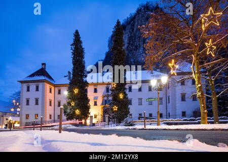 Palazzo rinascimentale nella Schlossplatz a Hohenems, Vorarlberg, Austria. Foto Stock