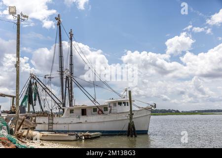 Una vista della costa Bluffton South Carolina di giorno Foto Stock