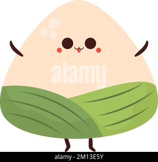 design zongzi carino Illustrazione Vettoriale
