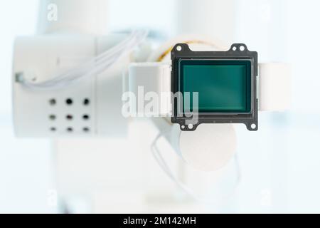 Sensore supporto braccio robotizzato Foto Stock