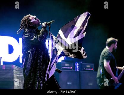 Skindred in concerto al Gelredome Dicembre 2022 Arnhem Holland vvvbvanbree foto Foto Stock