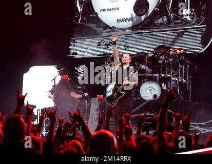 Volbeat in concerto al Gelredome Arnhem Holland.Servant della Road Tour dicembre 2022. vvvbvanbree fotografie Foto Stock