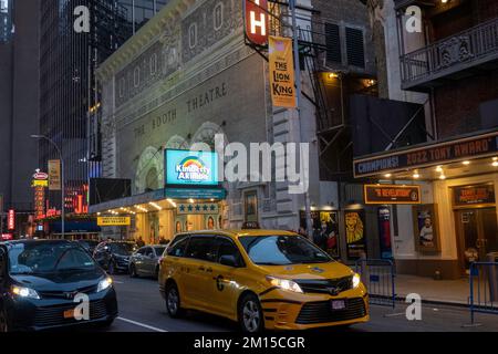 'Kimberly Akimbo' Marquee al Booth Theatre di Times Square, New York City, USA 2022 Foto Stock