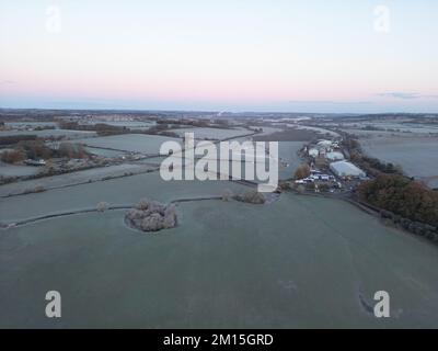 Cherwell Valley Business Park. Twyford Mill Aerial foto. Northamptonshire. Inghilterra. REGNO UNITO Foto Stock