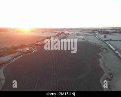 Cherwell Valley Business Park. Twyford Mill Aerial foto. Northamptonshire. Inghilterra. REGNO UNITO Foto Stock