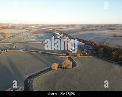 Cherwell Valley Business Park. Twyford Mill Aerial foto. Northamptonshire. Inghilterra. REGNO UNITO Foto Stock