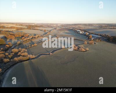 Cherwell Valley Business Park. Twyford Mill Aerial foto. Northamptonshire. Inghilterra. REGNO UNITO Foto Stock