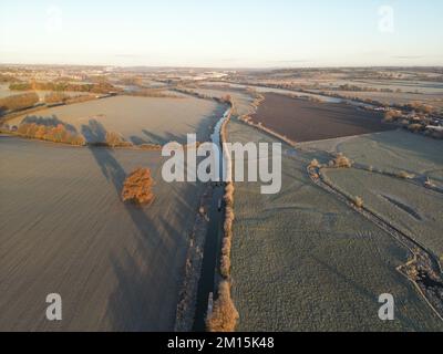 Cherwell Valley Business Park. Twyford Mill Aerial foto. Northamptonshire. Inghilterra. REGNO UNITO Foto Stock