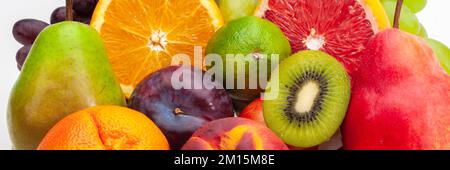frutta fresca e sana mista Foto Stock