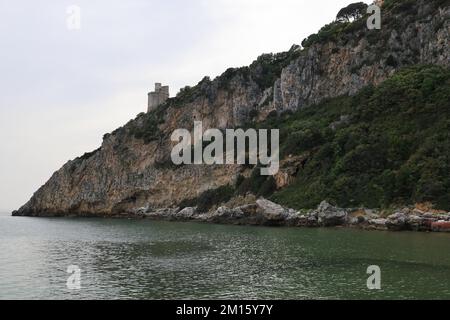 Punta di San Felice Circeo, Italia Foto Stock