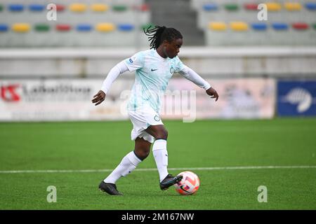 PALMA CAMPANIA, ITALIA - 10 DICEMBRE: Tabitha Chawinga dell'Internazionale durante la Serie delle Donne Una partita tra Pomigliano CF Women e FC Internazionale Women allo Stadio Comunale il 10 dicembre 2022 a Palma Campania Italia. Foto di Nicola Ianuale Credit: Nicola Ianuale/Alamy Live News Foto Stock