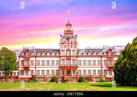Castello di Philippsburg, Hanau, Hessen, Germania Foto Stock