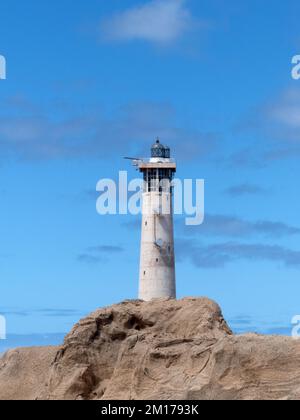 Faro di Morro Jable, Jandia, Fuerteventura, Isole Canarie, Spagna Foto Stock