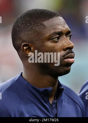 Al Khor, Qatar. 10th Dec, 2022. AL KHOR - Ousmane Dembele di Francia durante la Coppa del mondo FIFA Qatar 2022 partita di quarti di finale tra Inghilterra e Francia allo Stadio al Bayt il 10 dicembre 2022 ad al Khor, Qatar. AP | Dutch Height | MAURICE OF STONE Credit: ANP/Alamy Live News Foto Stock