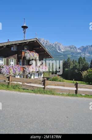 Ellmau am Wilden Kaiser,Tirol,Austria Foto Stock