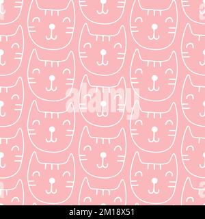 Carino simpatico motivo senza cuciture con elementi disegnati a mano forme doodle Illustrazione Vettoriale