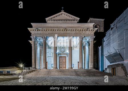 San Marino di notte Foto Stock