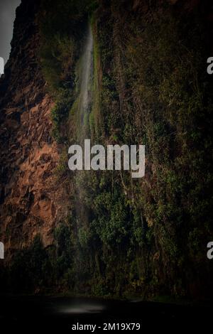 Le cascate Angel a Madeira Foto Stock