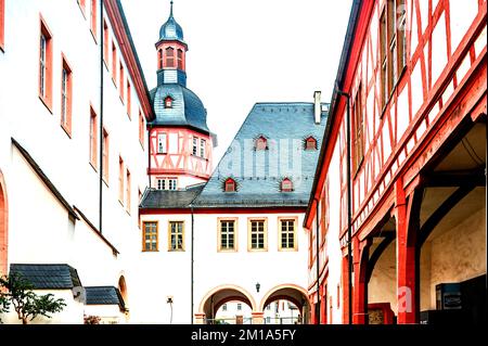 Kloster Eberbach (Hessen, Deutschland); Abbazia di Eberbach (Germania) Foto Stock