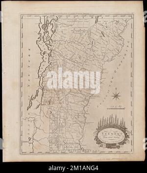 Vermont da indagine reale, Vermont, Mappe Norman B. Leventhal Map Center Collection Foto Stock