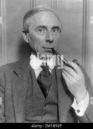 Bertrand Russell, Bertrand Arthur William Russell, (1872 – 1970) matematico, filosofo e intellettuale britannico. Foto Stock