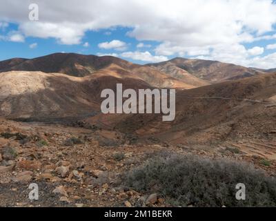 Fuerteventura - paesaggio all'interno dell'isola vicino a Betancuria Foto Stock