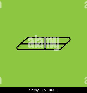 Icona gomma isolata. Concetto di ufficio. - Vettore . Illustrazione vettoriale Illustrazione Vettoriale