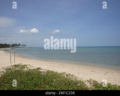 Il Dambakola Patuna è un antico porto situato nel nord di Jaffna con una lunga storia che risale ai primi giorni del buddismo in Sri Lanka. Foto Stock