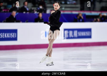 Torino, Italia. 9th Dec, 2022. Torino, 8-11 2022 dicembre, Italia Palavela.ISU GRAN PREMIO DI FIGURA SKATING FINALE 2022.Woman Short Program.Isabeau Levito USA (Credit Image: © Tonello Abozzi/Pacific Press via ZUMA Press Wire) Foto Stock