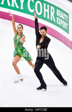 Torino, Italia. 9th Dec, 2022. Torino, 8-11 2022 dicembre, Italia Palavela.ISU GRAN PREMIO DI FIGURA SKATING FINALE 2022.Ice Dance Rhythm Dance.Lilah Fear/ Lewis Gibson GBR (Credit Image: © Tonello Abozzi/Pacific Press via ZUMA Press Wire) Foto Stock