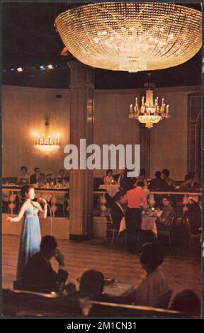 The Blue Room, Fairmont Roosevelt Hotel, New Orleans, Louisiana 70140 , Alberghi, Tichnor Brothers Collection, cartoline degli Stati Uniti Foto Stock