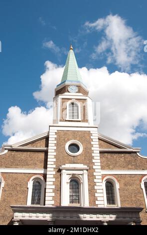 Grosvenor Chapel, Mayfair, Westminster, Londra, Regno Unito. Grosvenor Chapel è una chiesa anglicana in quella che ora è la città di Westminster, a Londra, Regno Unito Foto Stock