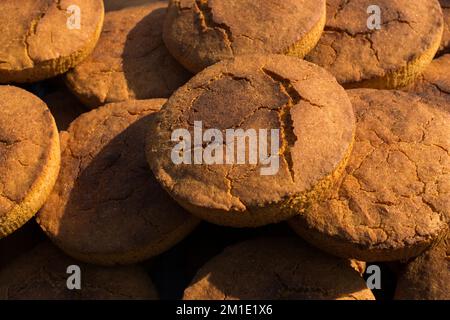 Pane di grano pane fresco fatto di farina di mais Foto Stock