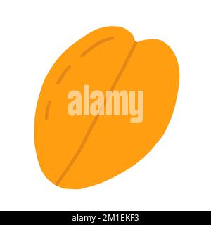 Illustrazione del vettore pesca del doodle disegnata a mano Illustrazione Vettoriale