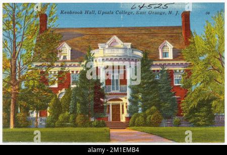 Kenbrook Hall, Upsala College, East Orange, N.J. , Università e college, Tichnor Brothers Collection, cartoline degli Stati Uniti Foto Stock