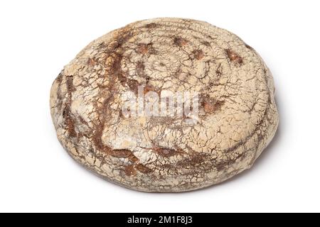 Fresco tradizionale Eifler Brot tedesco intero isolato su sfondo bianco Foto Stock