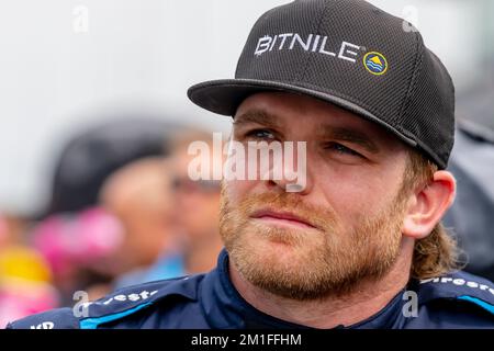 CONOR DALY (20) degli Stati Uniti si qualifica per l'Indianapolis 500 all'Indianapolis Motor Speedway di Indianapolis, Indiana, USA. Foto Stock